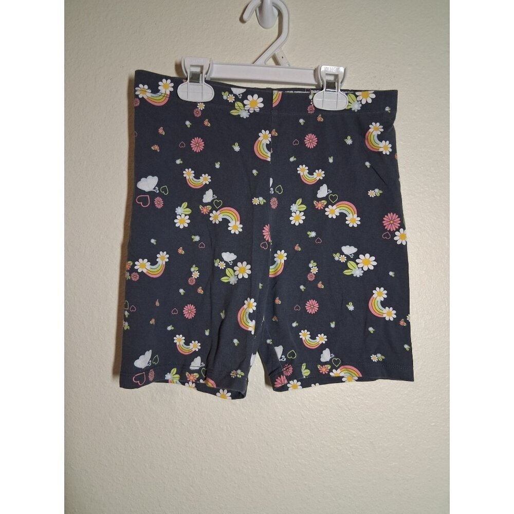 Wonder Nation Shorts Summer Indie Hippie Casual Floral Rainbow Size Large 10/12